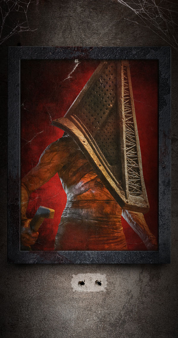 Pyramid head inside Return to Silent Hill